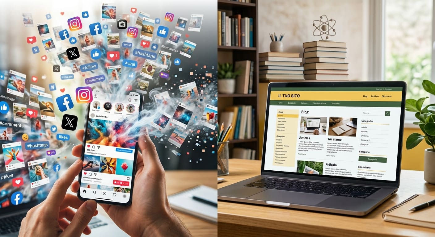 Contenuti web. Dove si perdono e dove restano