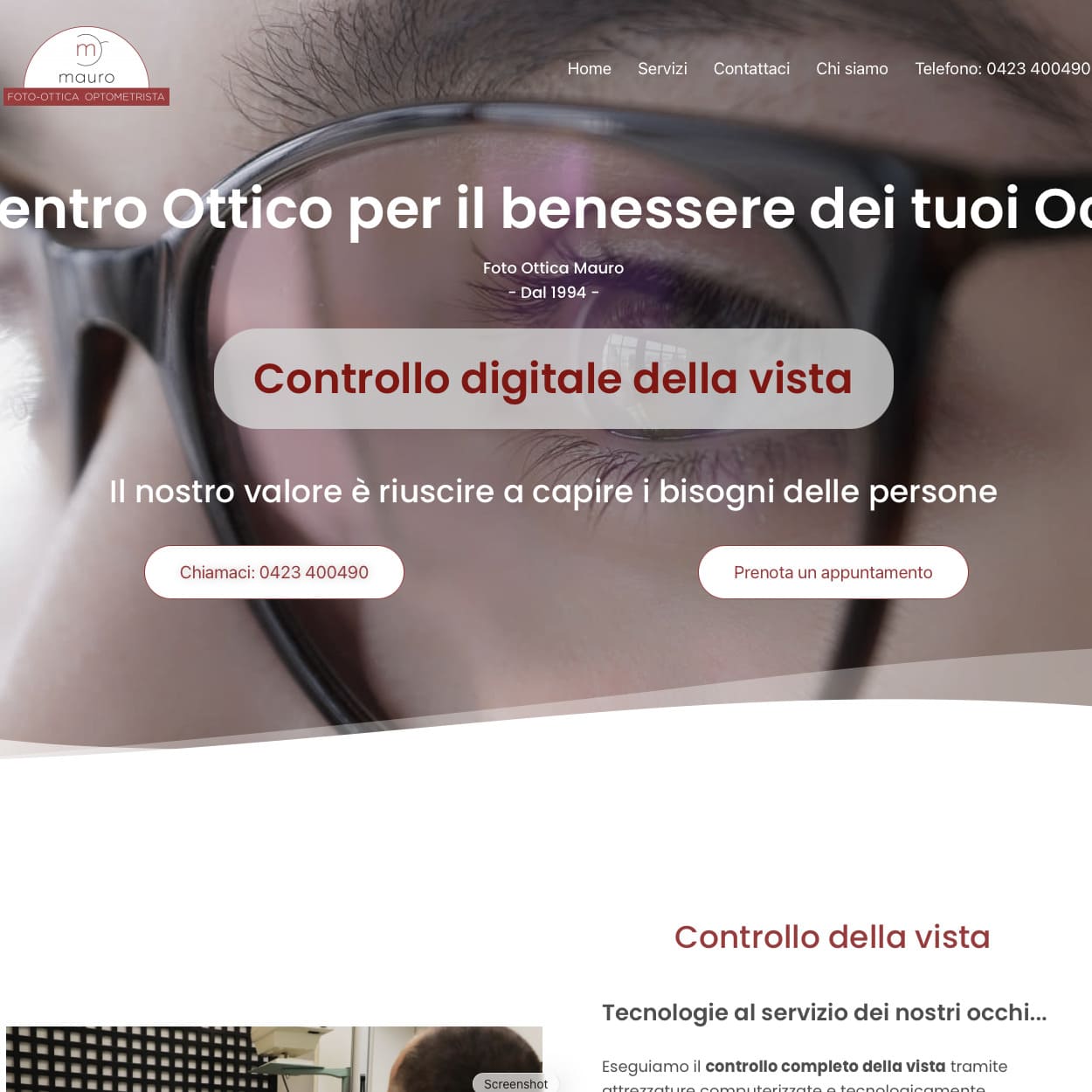Sito Foto Ottica Mauro